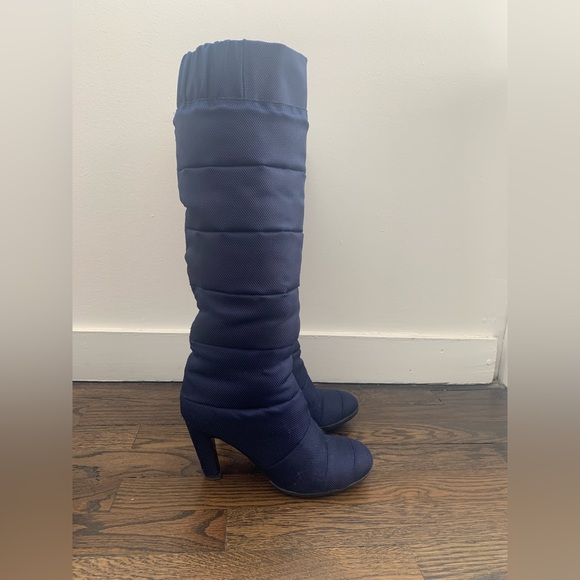 United Nude Bubble Hi Navy Nylon Canvas Snow Boots, size 37 - Picture 4 of 12
